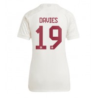 Bayern Munich Alphonso Davies #19 Tretí Ženy futbalový dres 2023-24 Krátky Rukáv
